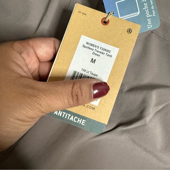 Royal Robbins Taupe Spotless Traveler Tank Dress - Picture 5 of 12